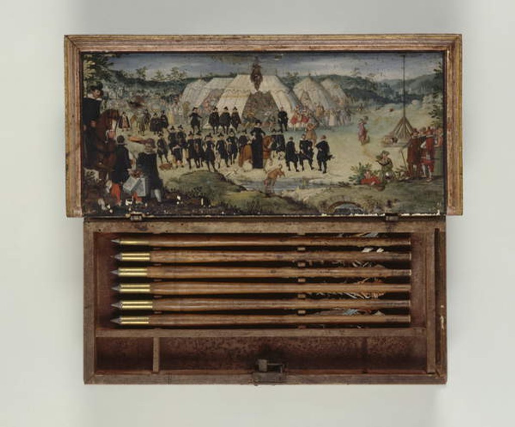 Detail of Crossbow bolts box belonging to Prince Otto von Hesse, 1615 by German School