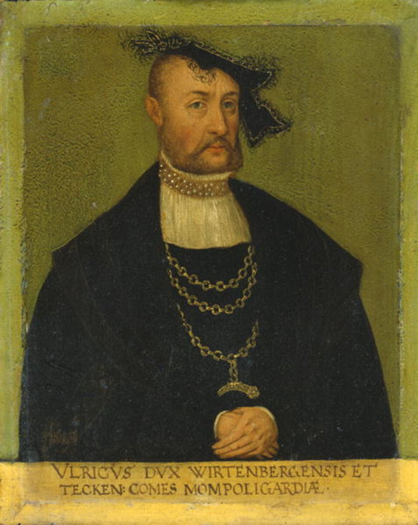 Detail of Ulrich, Duke of Wuerttemberg and Teck by German School