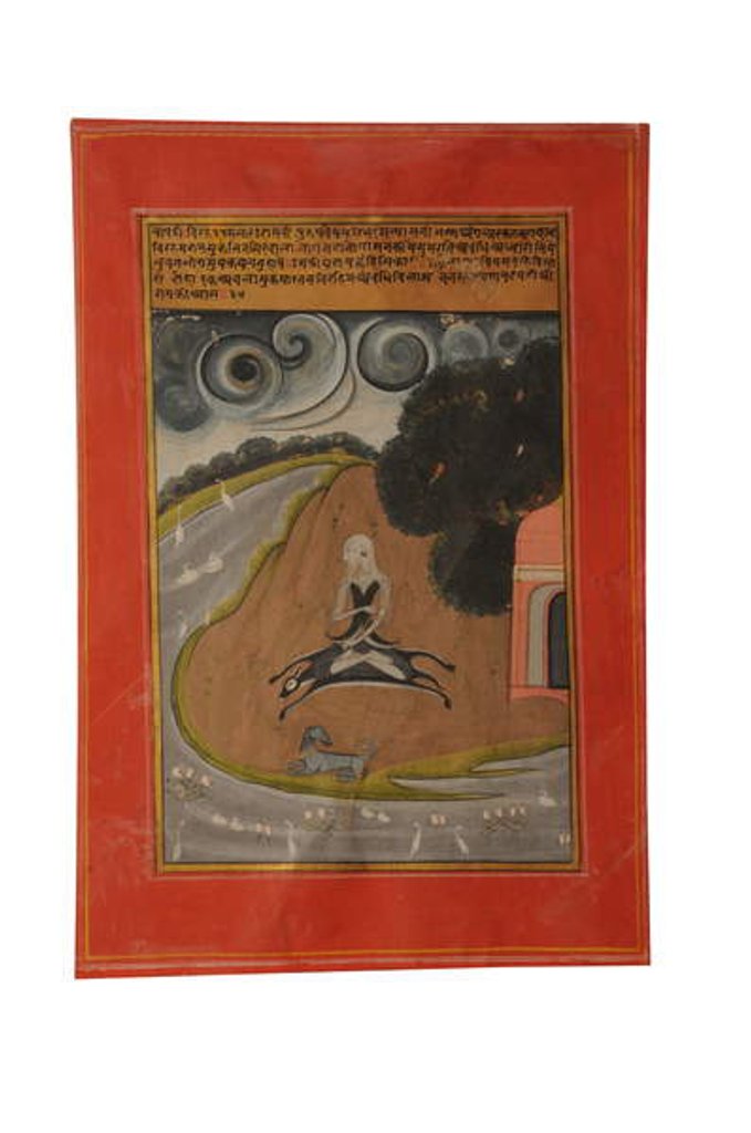 Detail of Ragamala miniature painting, Rajasthan probably Bundi, early 19th century by Rajasthani School