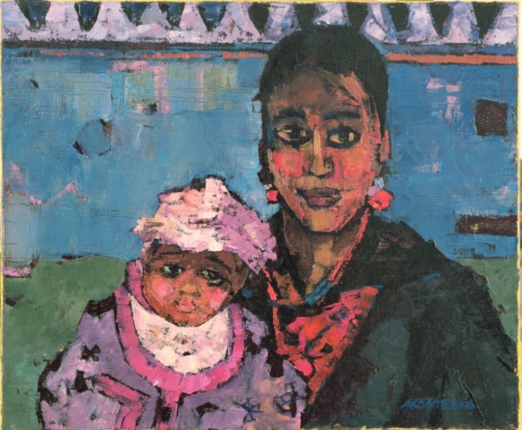 Detail of Spanish Mother by Anna Kostenko