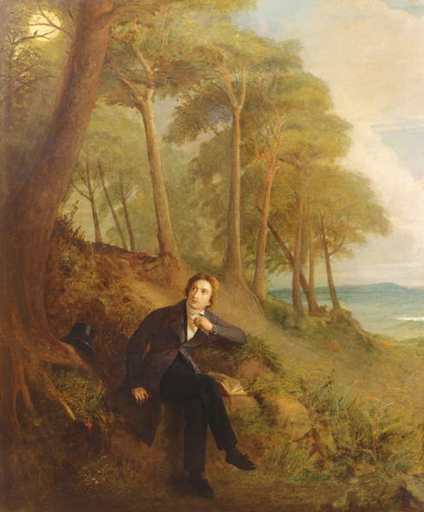 Detail of Keats Listening to the Nightingale on Hampstead Heath, 1845 by Joseph Severn