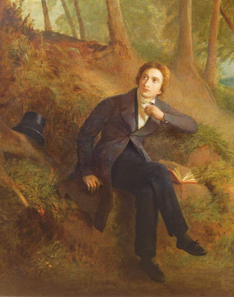 Detail of Detail of Keats Listening to the Nightingale on Hampstead Heath, 1845 by Joseph Severn