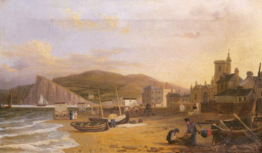 Detail of General View of Teignmouth, 1820 by Richard Hume Lancaster