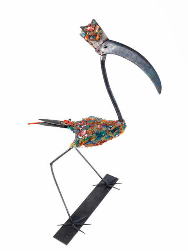 Detail of The Stork, 2009 by Lawrie Simonson
