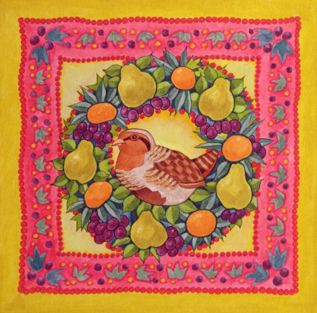 Detail of Partridge by Linda Benton