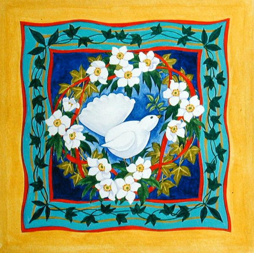 Detail of Dove by Linda Benton