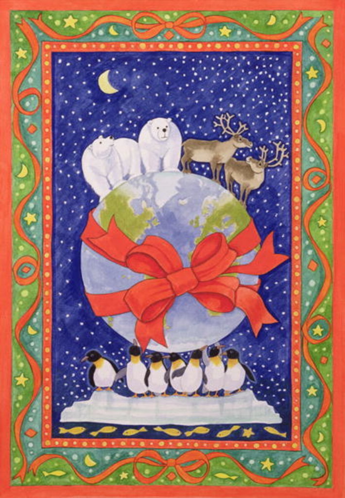 Detail of The World by Linda Benton