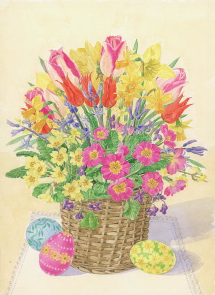Detail of Easter Basket, 1996 by Linda Benton