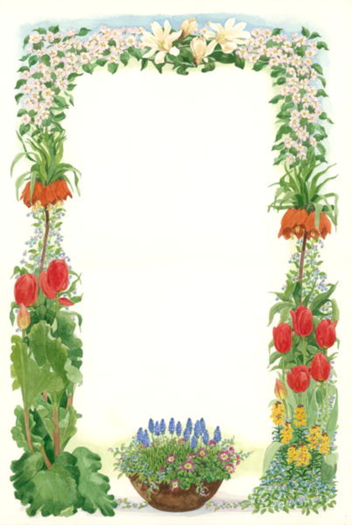 Detail of April, 1993 by Linda Benton