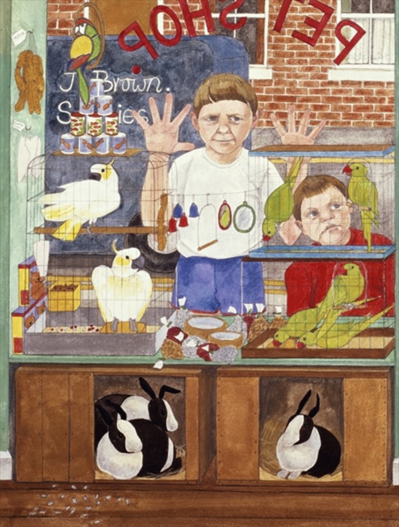 Detail of Pet Shop Boys by Linda Benton