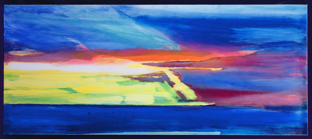 Detail of Abstract composition by Lou Gibbs