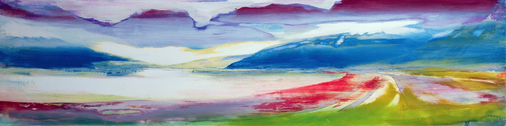 Detail of Abstract Composition by Lou Gibbs