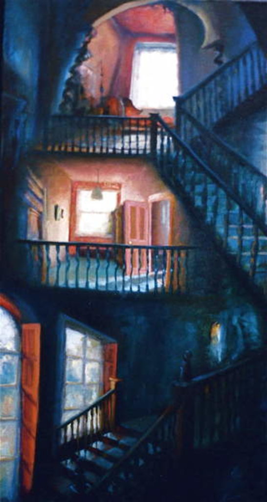 Detail of Deep Spaces, 1997 Fantasy interior by Lee Campbell