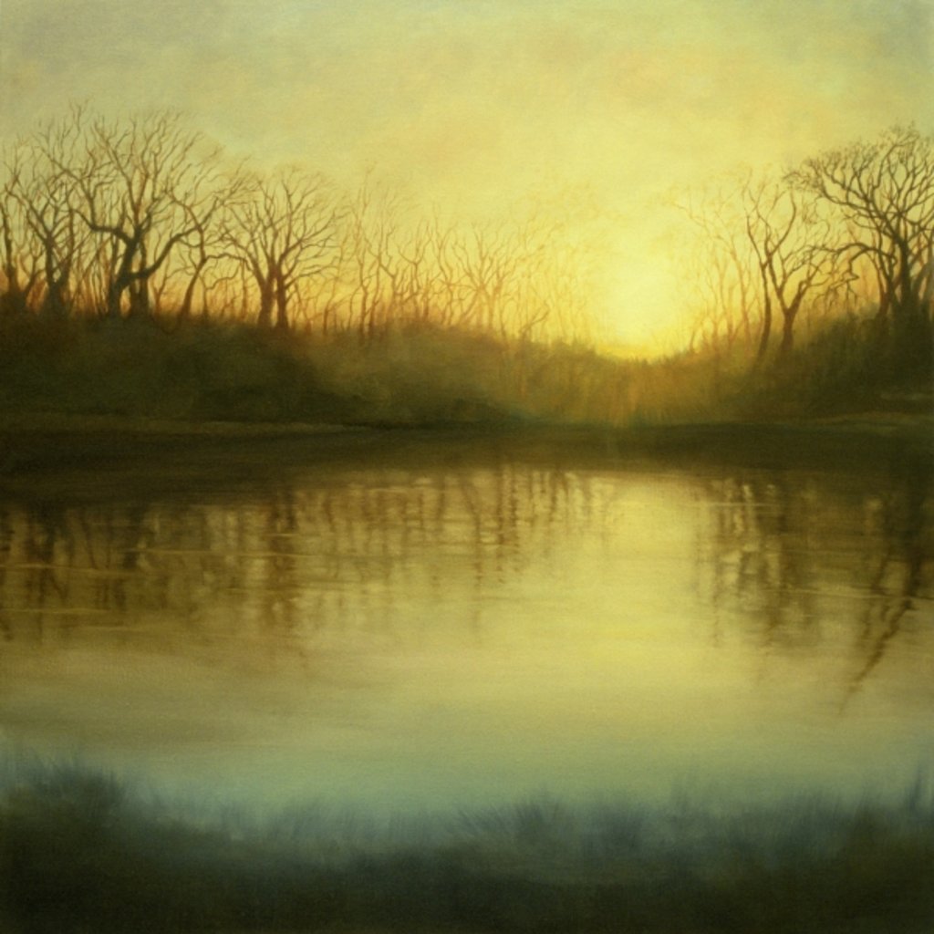 Detail of Timeless, 2002 River scene by Lee Campbell