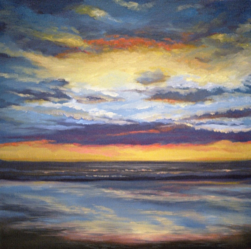 Detail of Universal, 2002 seascape by Lee Campbell