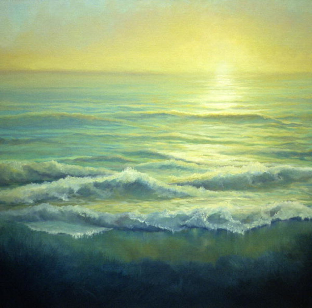Detail of Golden Haze, 2004 Seascape by Lee Campbell