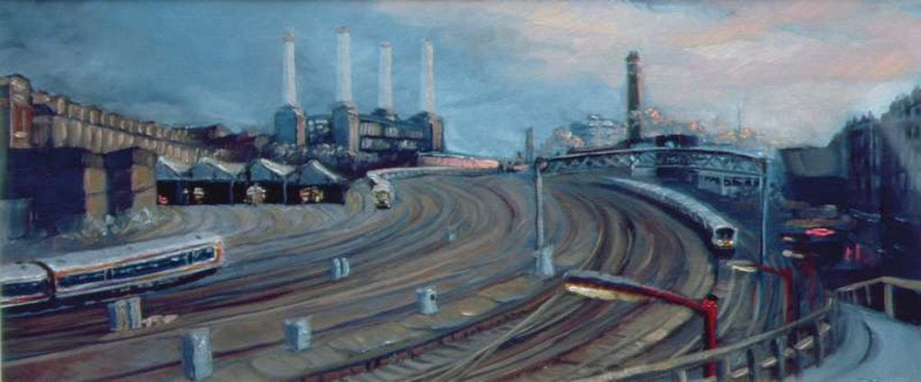 Detail of Ebury Bridge, 1998 Pimlico London by Lee Campbell