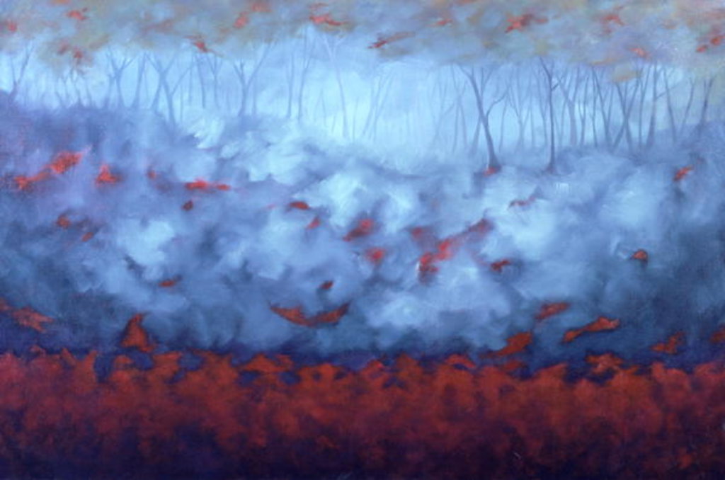 Detail of The Ancients, 2004 Abstract forest by Lee Campbell