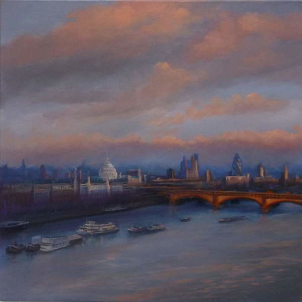 Detail of Blackfriars Bridge, 2015,River Thames, London by Lee Campbell