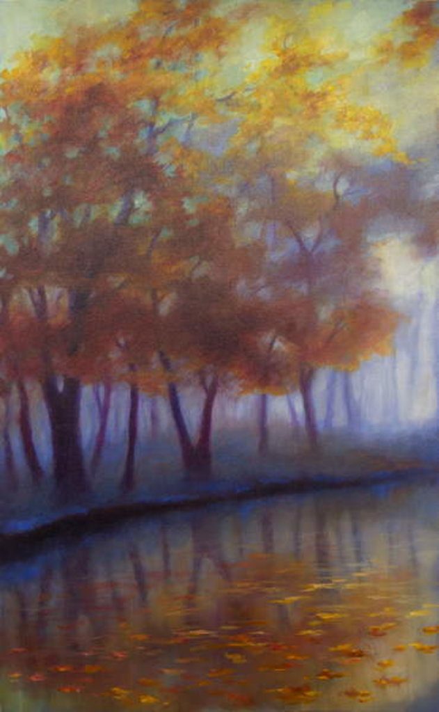 Detail of Dreaming Pool, 2016Landscape. by Lee Campbell