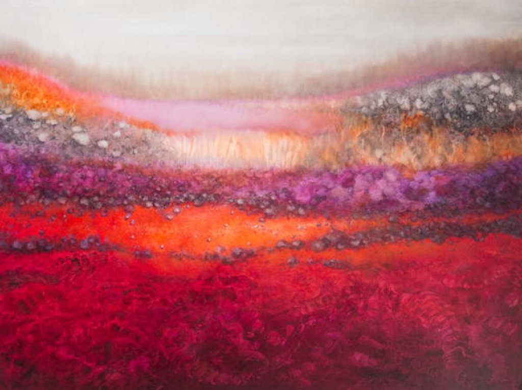 Detail of Stratum, 2017,Abstract textures layers by Lee Campbell