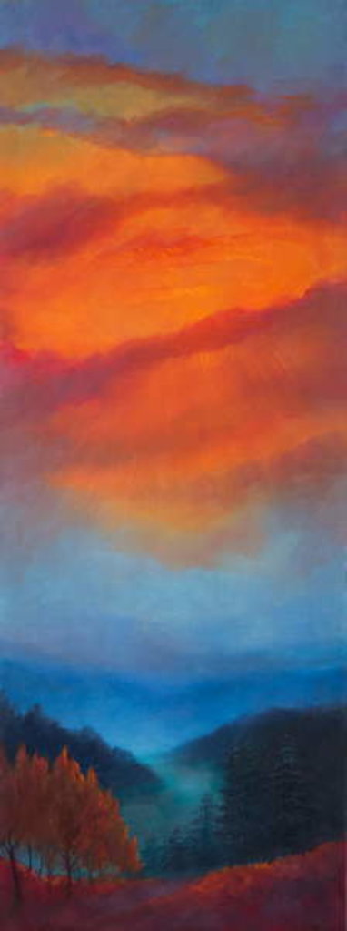 Detail of West, 2017Landscape sky by Lee Campbell