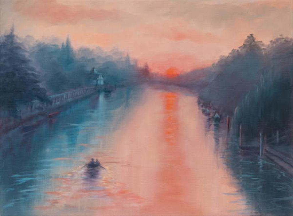 Detail of New Day, 2017Landscape, River Thames by Lee Campbell