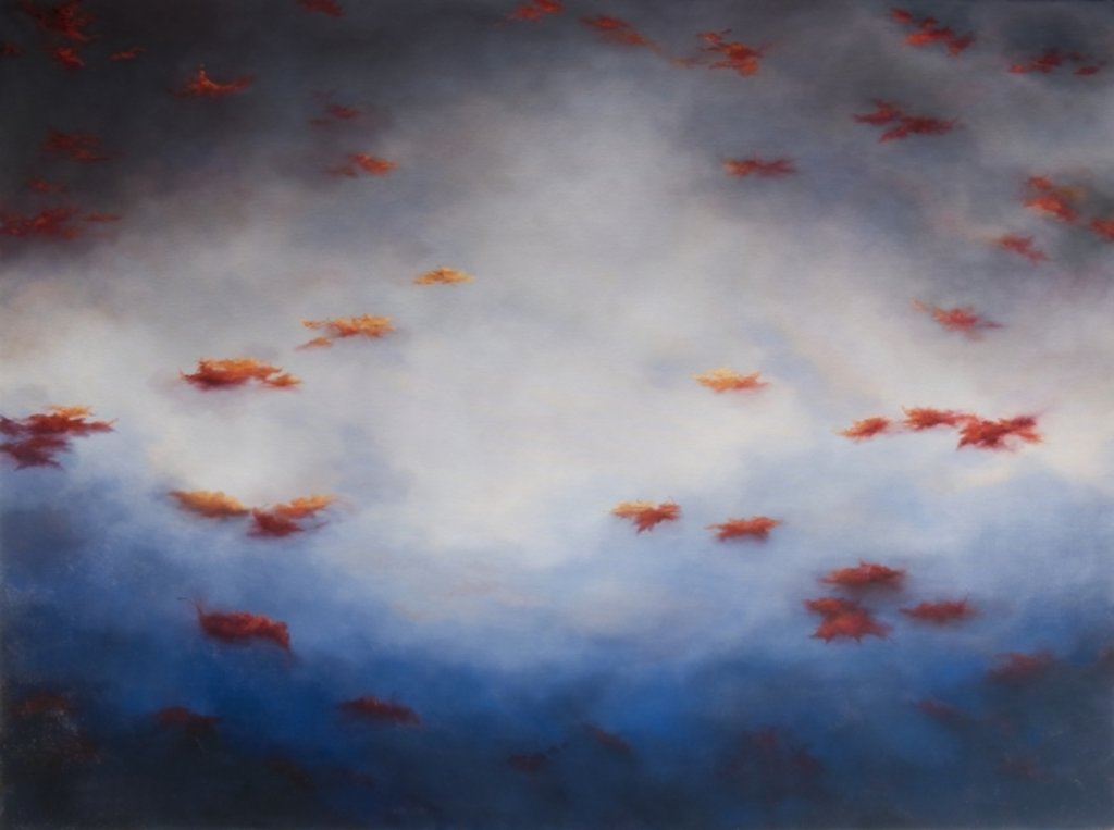 Detail of Suspended landscape by Lee Campbell