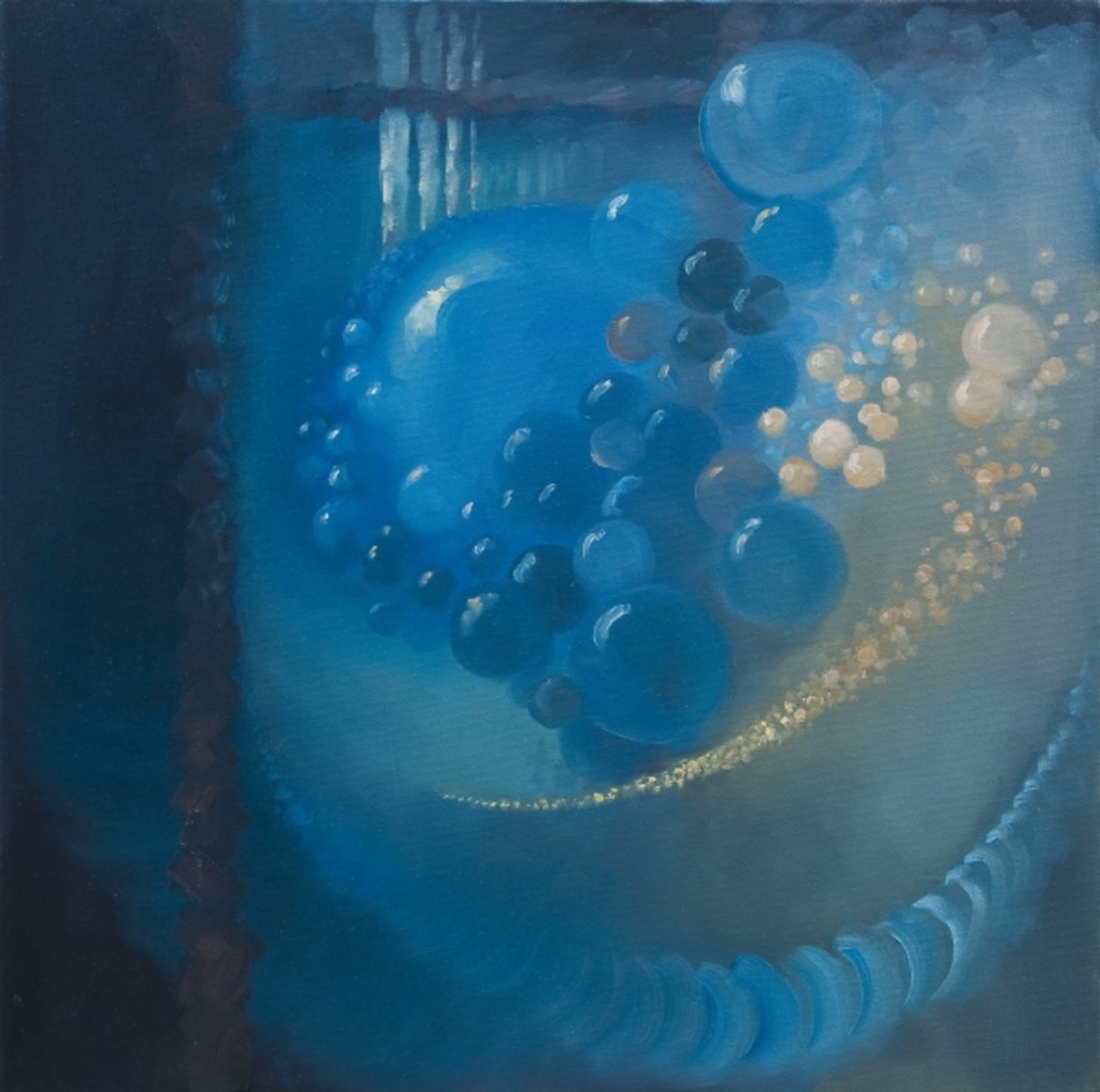 Detail of Luminessence abstract spheres by Lee Campbell