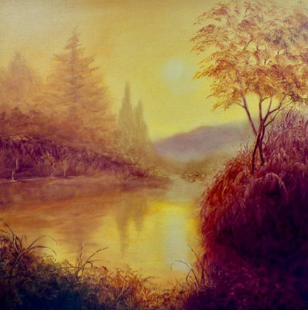 Detail of Lumière Dorée, 2019Landscape by Lee Campbell