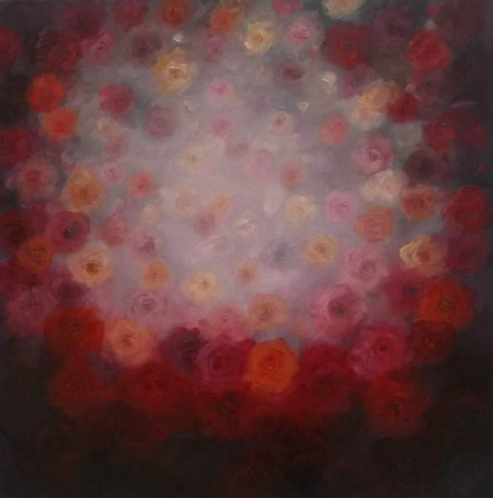 Detail of Celebration, 2012 Roses by Lee Campbell