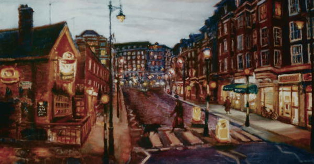 Detail of Ebury Bridge Rd. 2001 Pimlico street scene by Lee Campbell