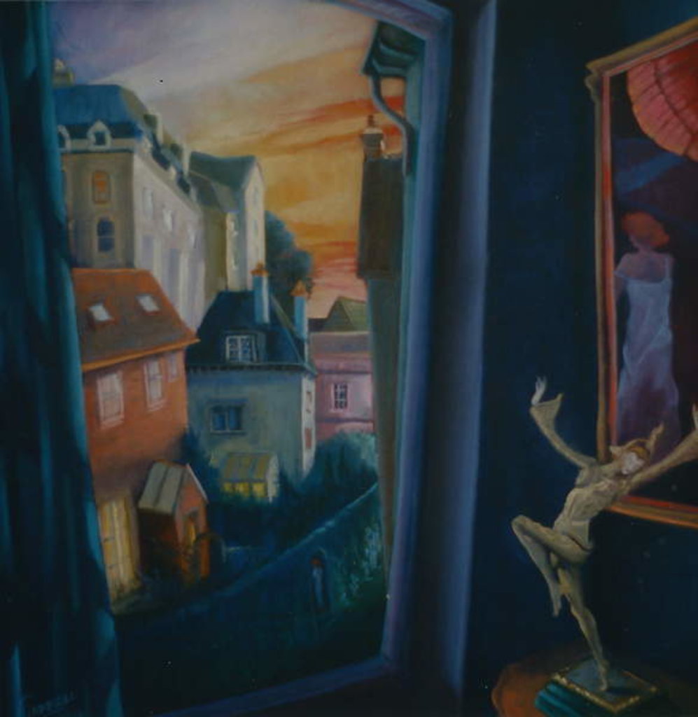 Detail of Seduction, 2000Canterbury skyline,Deco interior by Lee Campbell