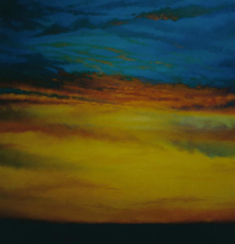 Detail of Golden Sky, 2003 Sunset by Lee Campbell