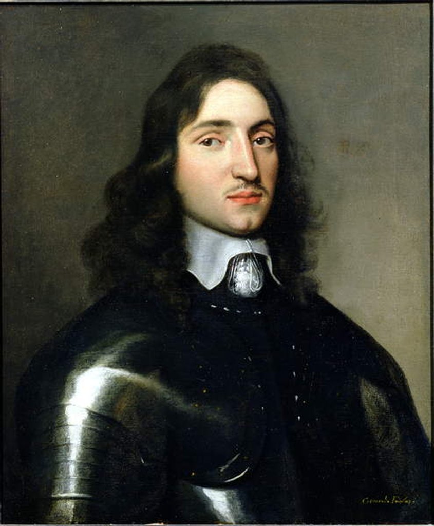 Detail of Thomas 3rd Lord Fairfax by Robert Walker