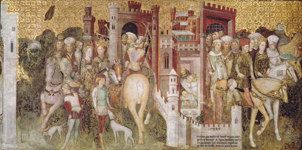 Detail of The Procession of Queen Teodolinda by Zavattari Family