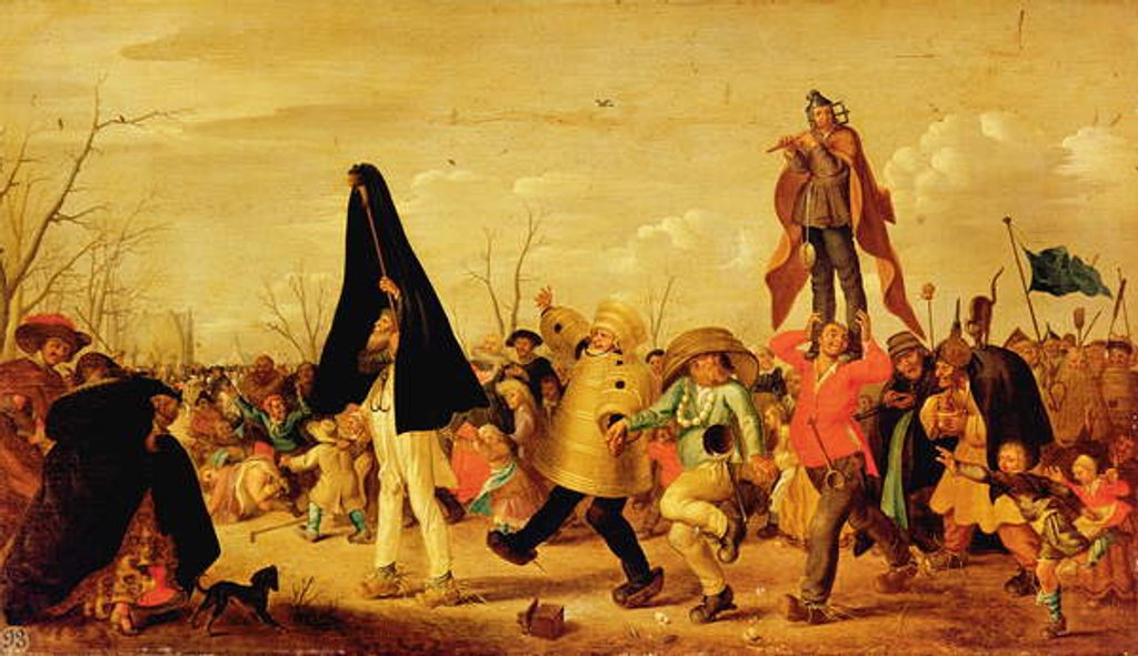 Detail of The Carnival by Adriaen Pietersz. van de Venne