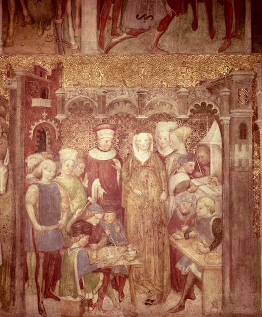 Detail of Stories of Queen Theodolinda of the Lombards by Zavattari Family