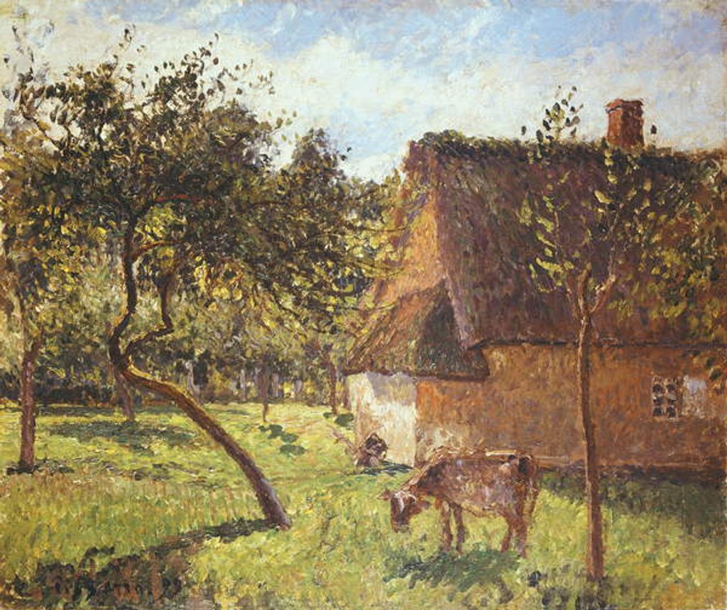 Detail of Field at Varengeville, 1899 by Camille Pissarro
