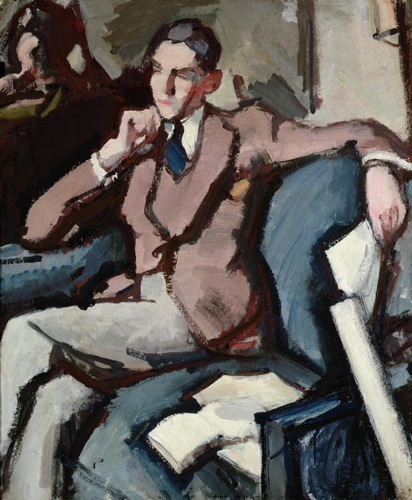 Detail of Portrait of Willie Peploe by Samuel John Peploe