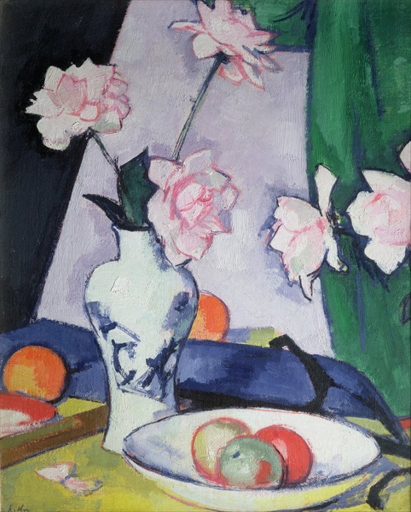Detail of Flowers by Samuel John Peploe