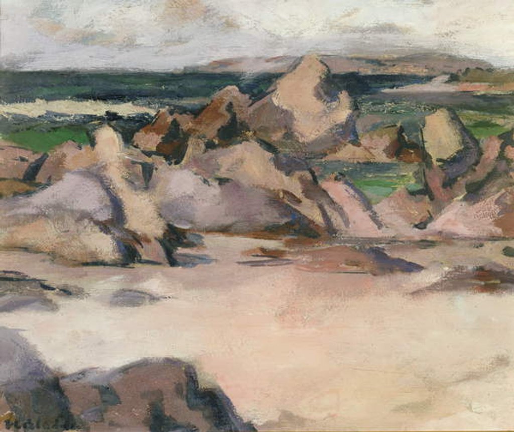 Detail of Treshnish Point, North End Iona, c.1934 by Francis Campbell Boileau Cadell