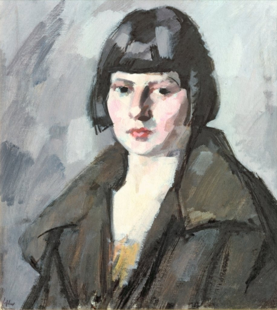 Detail of Head of a Young Girl, c.1920 by Samuel John Peploe