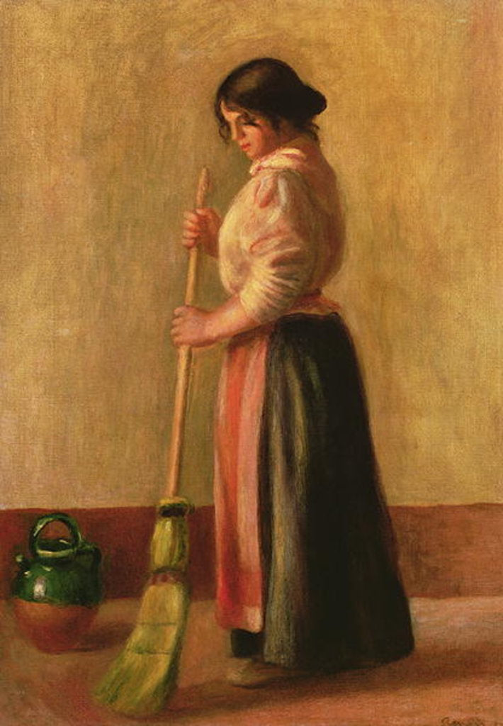 Detail of The Sweeper, 1889 by Pierre Auguste Renoir