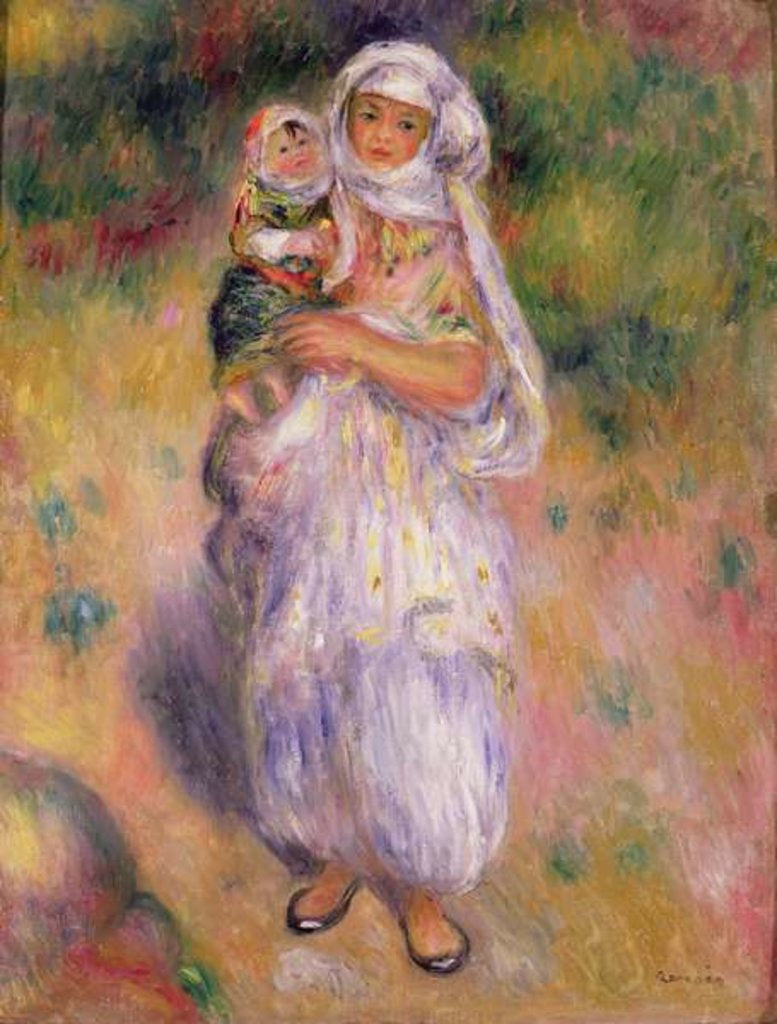 Detail of Algerian Woman and Child, 1882 by Pierre Auguste Renoir