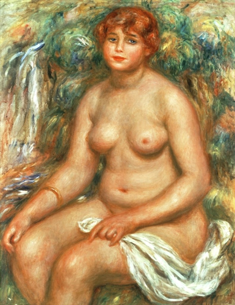 Detail of Seated Bather, 1916 by Pierre Auguste Renoir