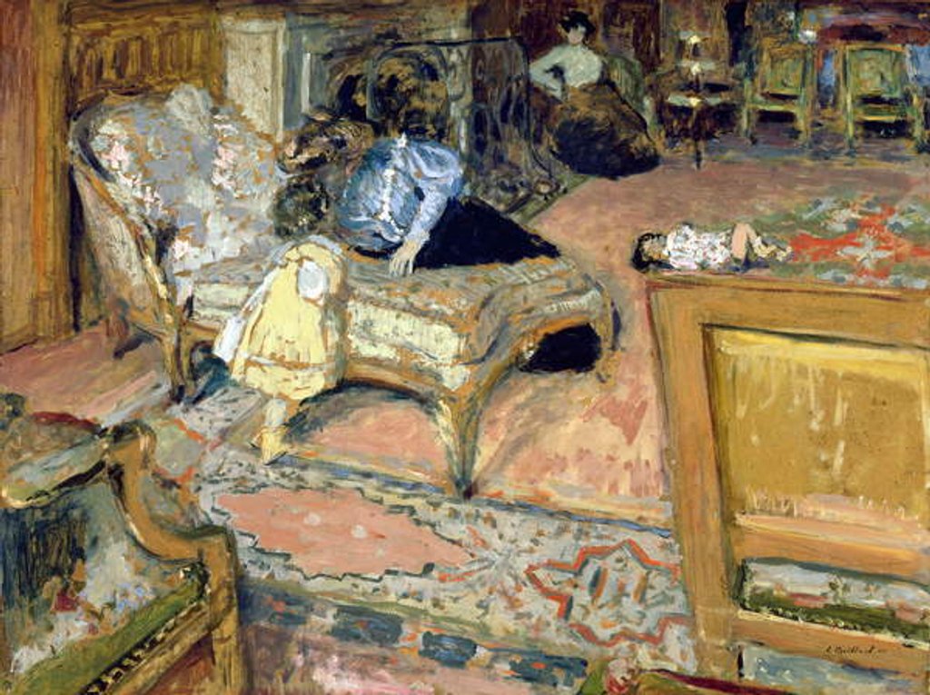 Detail of Confidence 1905 by Edouard Vuillard
