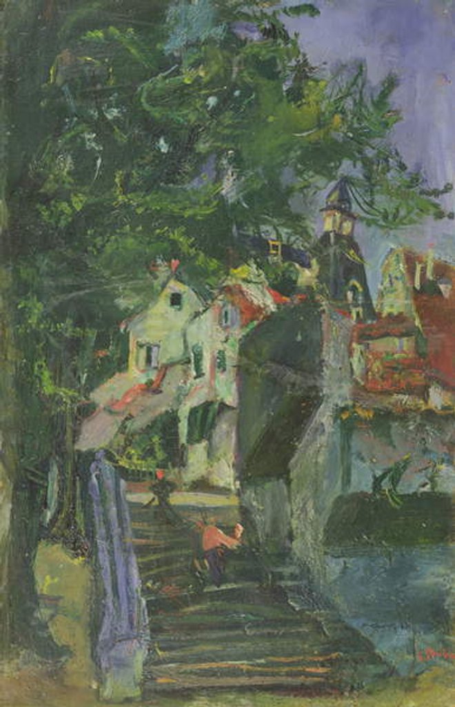 Detail of The Steps of Chartres, c.1933-34 by Chaim Soutine