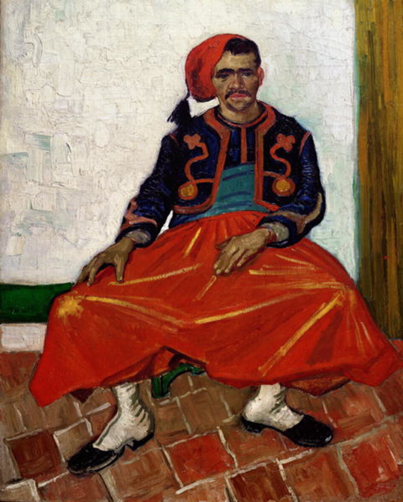 Detail of The Zouave, 1888 by Vincent van Gogh