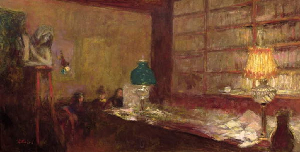 Detail of The Green Lamp, c.1898 by Edouard Vuillard